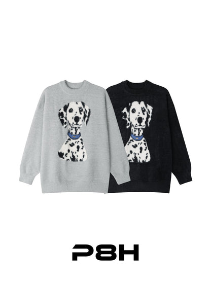 韓國直送 PLUS 82 HIYA Popchon Dalmatian Knit - HLY &amp; CHOCCICO