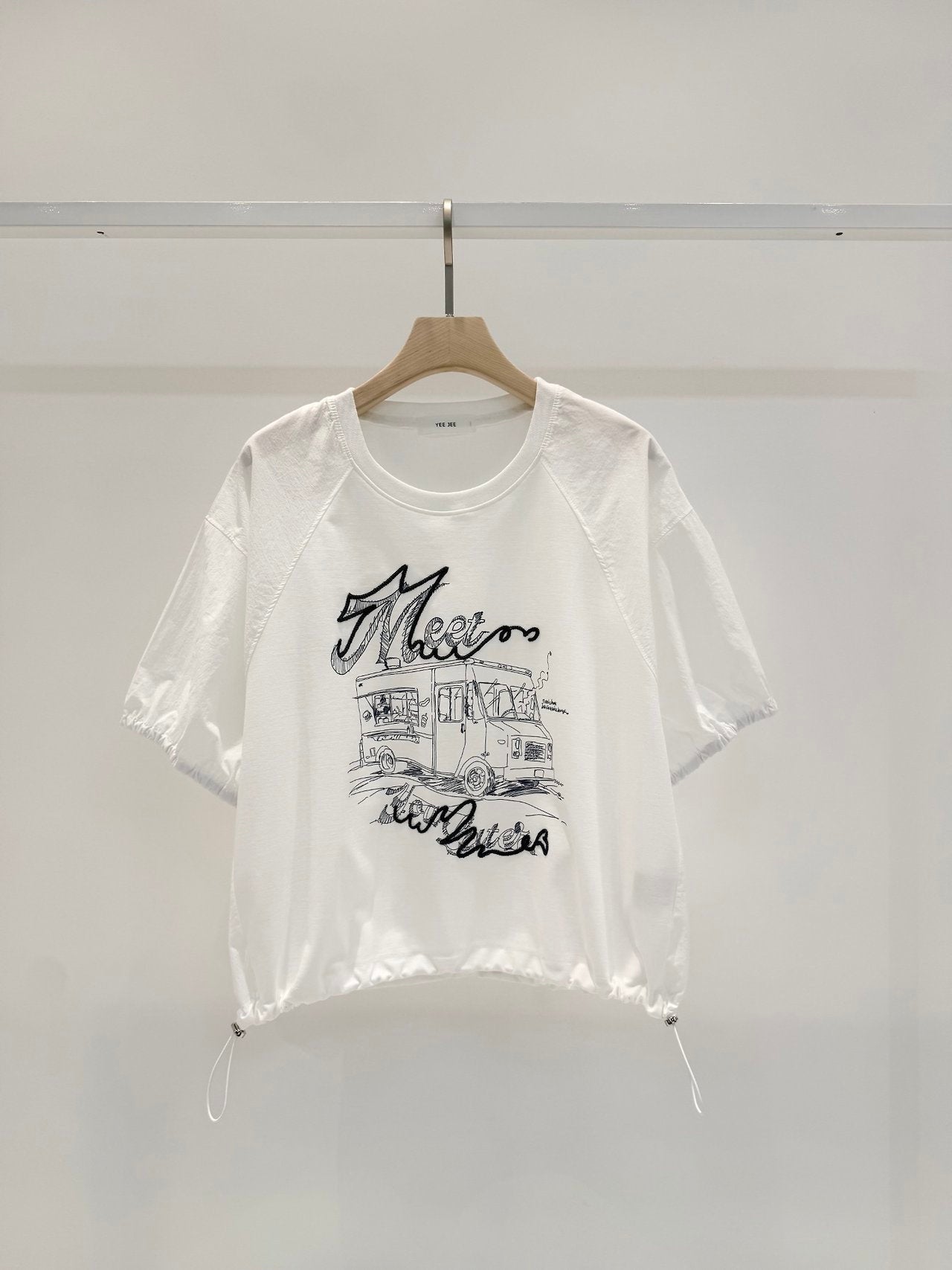 韓國直送Meet Drawstring Tee