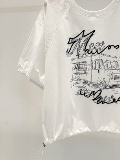 韓國直送Meet Drawstring Tee