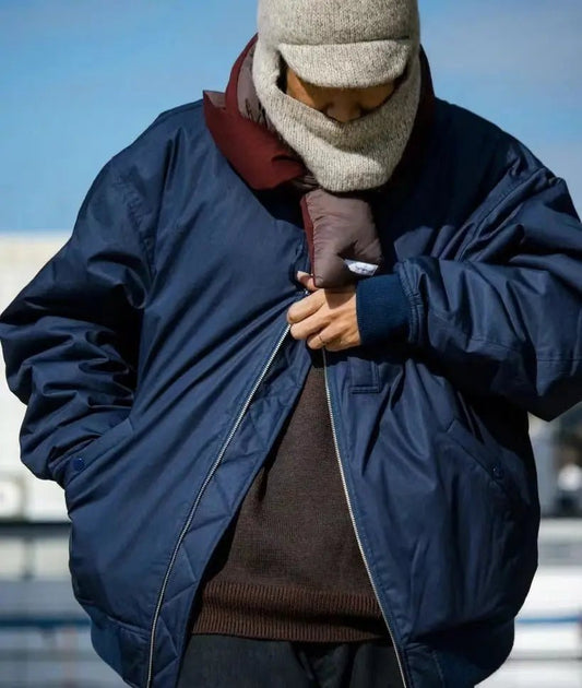 Nanamica Insulation Varsity Jacket MA1- 3 Color HLY & CHOCCICO