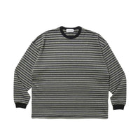 JACQUARD BORDER L/S Long-Sleeve Tee HLY & CHOCCICO