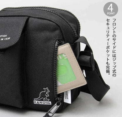 日本直送Kangol 2L Layer Type Square Shoulder Bag - HLY &amp; CHOCCICO