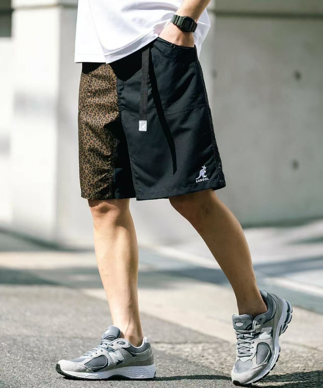 日本直送KANGOL Collaboration Cool Contact Amphibious Climbing Shorts - HLY & CHOCCICO