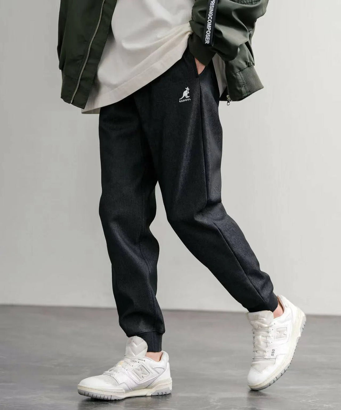 日本直送KANGOL Collaboration Fleece Heat Jogger Easy Pants 11 Color - HLY &amp; CHOCCICO