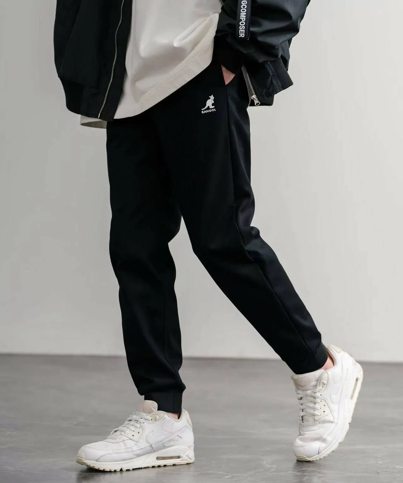 日本直送KANGOL Collaboration Fleece Heat Jogger Easy Pants 11 Color - HLY &amp; CHOCCICO