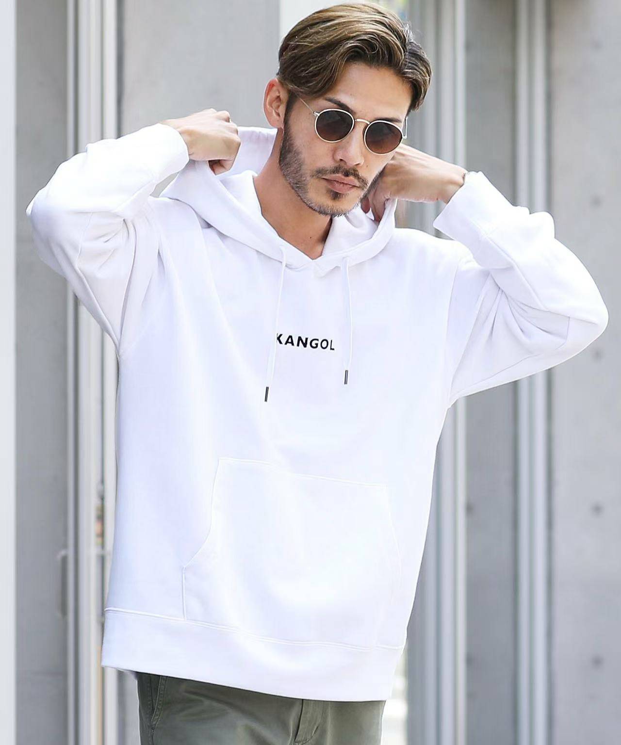 日本直送KANGOL 別注Embroidered Hoodie Sweatshirt Hoodie - HLY & CHOCCICO