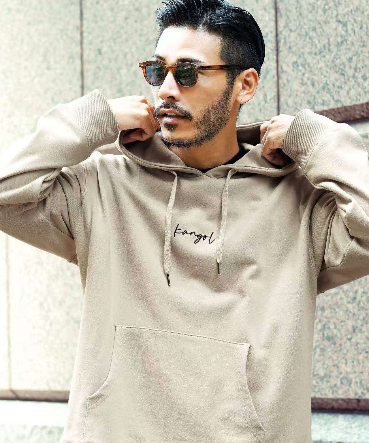 日本直送KANGOL 別注Embroidered Hoodie Sweatshirt Hoodie - HLY & CHOCCICO