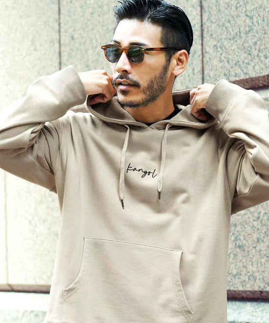 日本直送KANGOL 別注Embroidered Hoodie Sweatshirt Hoodie