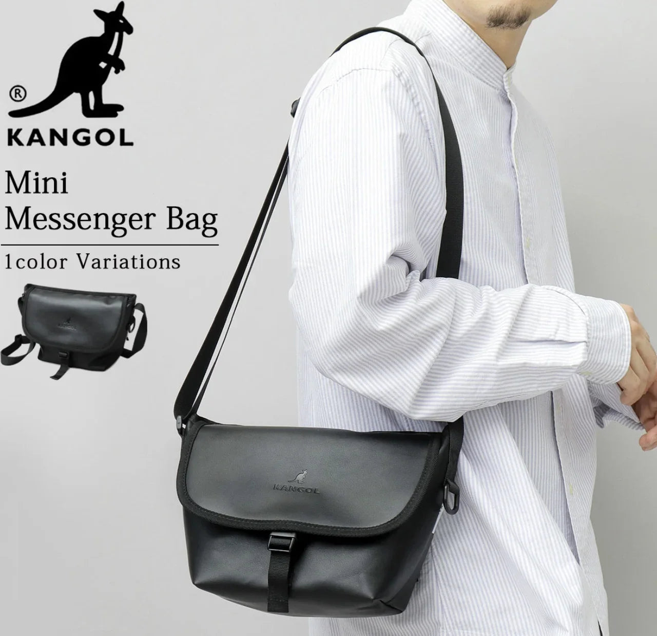 日本直送KANGOL Mini Messenger Bag - HLY &amp; CHOCCICO
