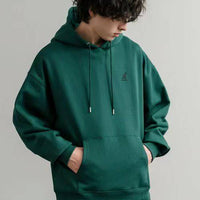 日本直送KANGOL 別注Oversized Brushed Back Logo Embroidered Pull Hoodie - HLY & CHOCCICO
