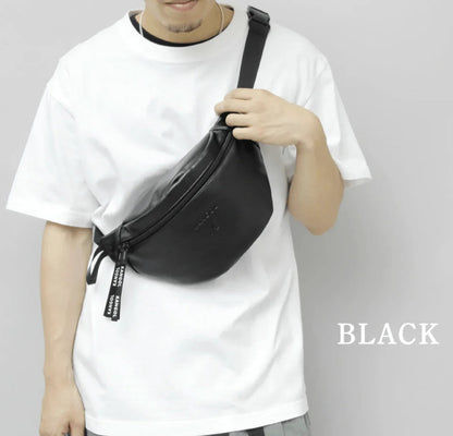 日本直送Kangol PU Leather Waist Bag - HLY &amp; CHOCCICO
