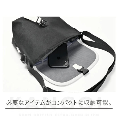 日本直送KANGOL Shoulder Bag 尼龍斜孭袋 ✨3色選擇✨ - HLY &amp; CHOCCICO