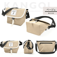日本直送KANGOL Shoulder Bag 尼龍斜孭袋 ✨3色選擇✨ - HLY & CHOCCICO