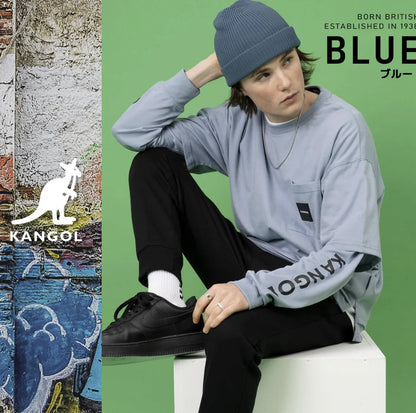 日本直送Kangol with Pockets Long Sleeve T-Shirt - HLY &amp; CHOCCICO