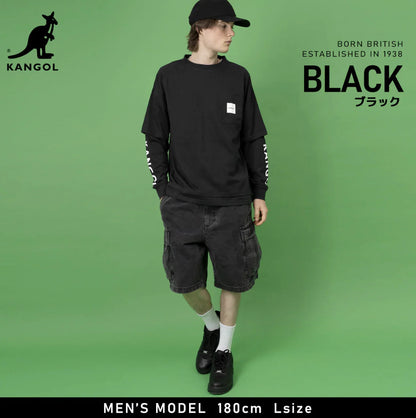 日本直送Kangol with Pockets Long Sleeve T-Shirt - HLY &amp; CHOCCICO