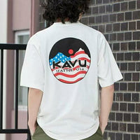 日本直送KAVU USA logo Tee - HLY & CHOCCICO