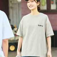 日本直送KAVU×FREAK'S STORE Animal Back Print Crew Neck Tee