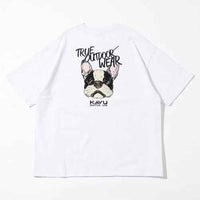日本直送KAVU×FREAK'S STORE Animal Back Print Crew Neck Tee