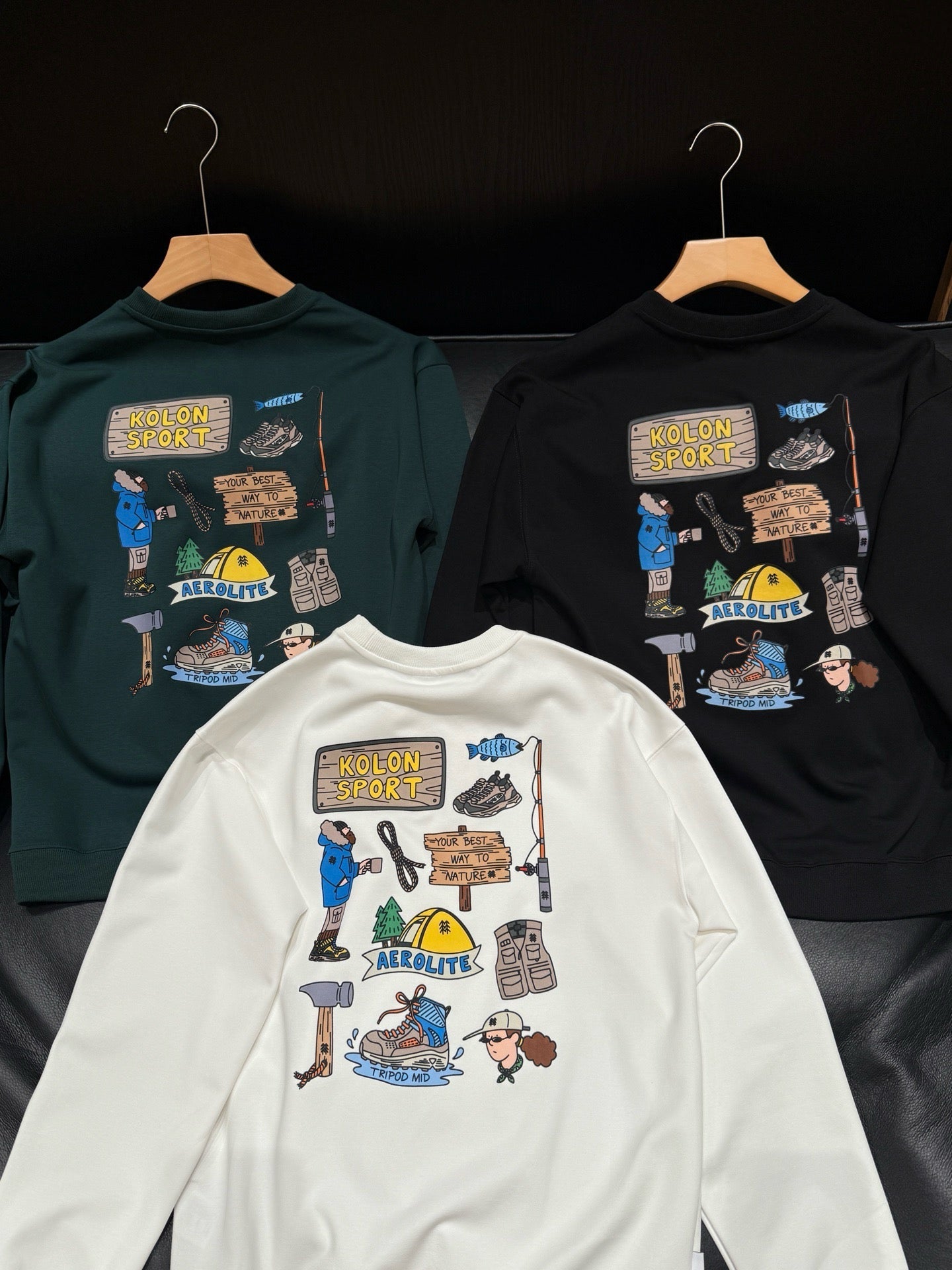 KOLON Camp 系列 (圓領/有帽) - HLY & CHOCCICO