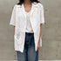 韓國直送Lace Embroidery Overshirt - HLY & CHOCCICO