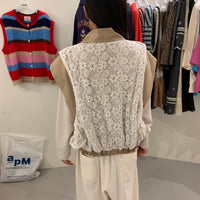 韓國直送Lace layered tank top HLY & CHOCCICO