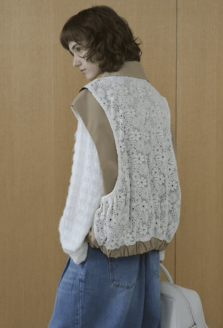 韓國直送Lace layered tank top HLY & CHOCCICO