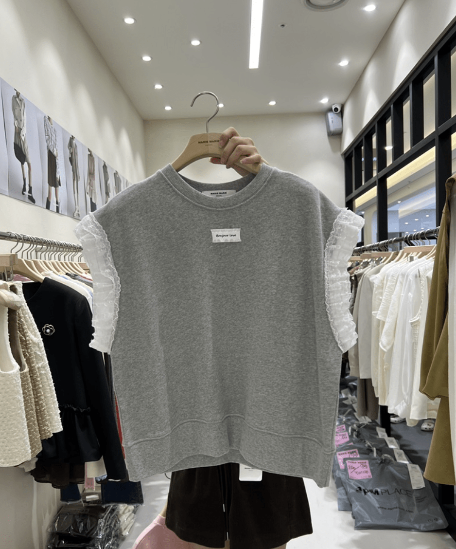 韓國直送Lace Trim Top HLY & CHOCCICO