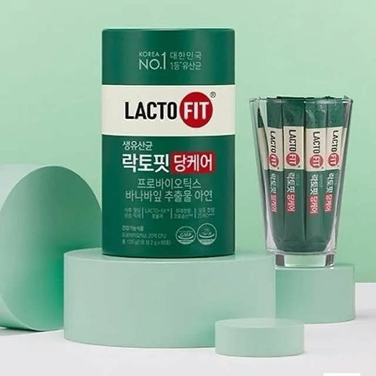 韓國🇰🇷 鍾根堂LACTO - FIT 血糖控制益生菌 (無糖新版）（1盒60條 ) - HLY & CHOCCICO