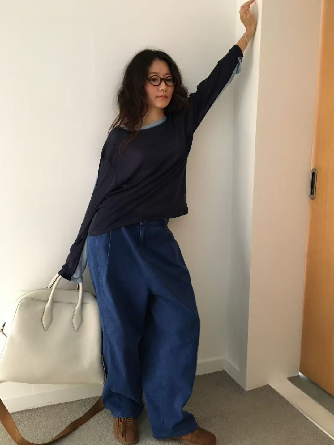 韓國直送Layered Open-Front T-Shirt HLY & CHOCCICO