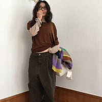 韓國直送Layered Open-Front T-Shirt HLY & CHOCCICO