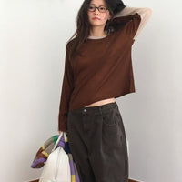 韓國直送Layered Open-Front T-Shirt HLY & CHOCCICO