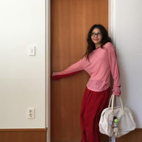 韓國直送Layered Open-Front T-Shirt HLY & CHOCCICO