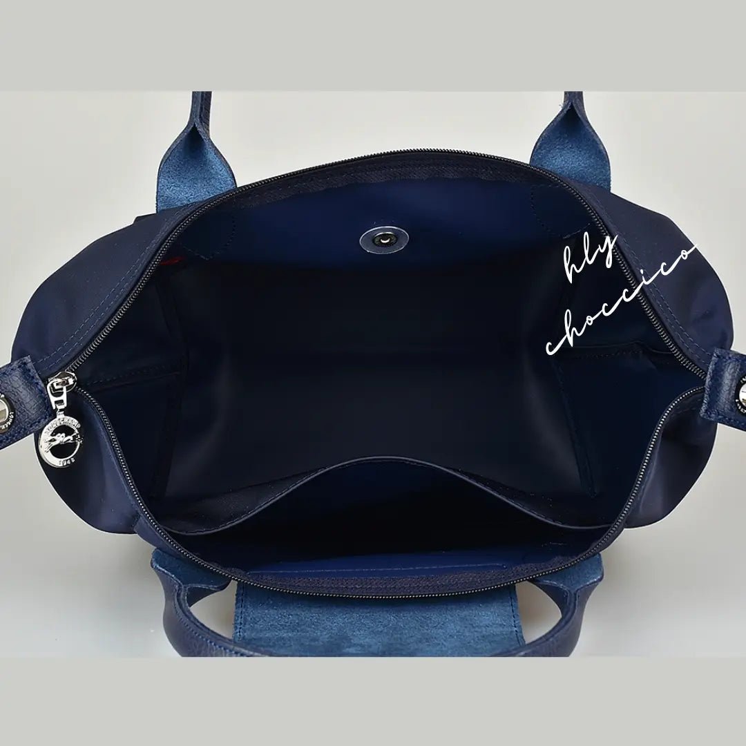 LE PLIAGE 特別版✨ 法國國旗三色LOGO餃子袋 |海軍藍| (S/M) HLY & CHOCCICO