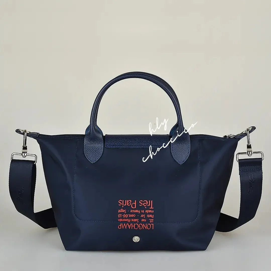 LE PLIAGE 特別版✨ 法國國旗三色LOGO餃子袋 |海軍藍| (S/M) - HLY &amp; CHOCCICO