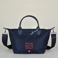 LE PLIAGE 特別版✨ 法國國旗三色LOGO餃子袋 |海軍藍| (S/M) HLY & CHOCCICO