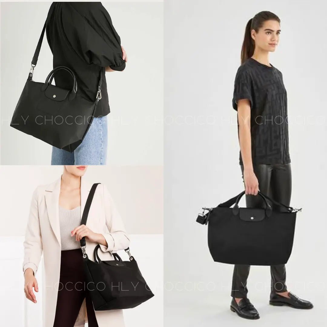 Le Pliage Néo Top Handle Bag 餃子包 [厚身款] ✨5款尺寸選擇✨ **深灰缺貨** - HLY & CHOCCICO