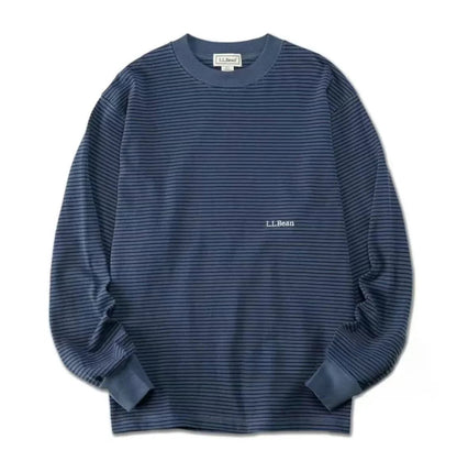 L.L Bean Union Long Sleeve Stripe Tee - HLY &amp; CHOCCICO