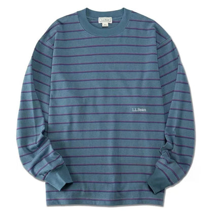 L.L Bean Union Long Sleeve Stripe Tee - HLY &amp; CHOCCICO