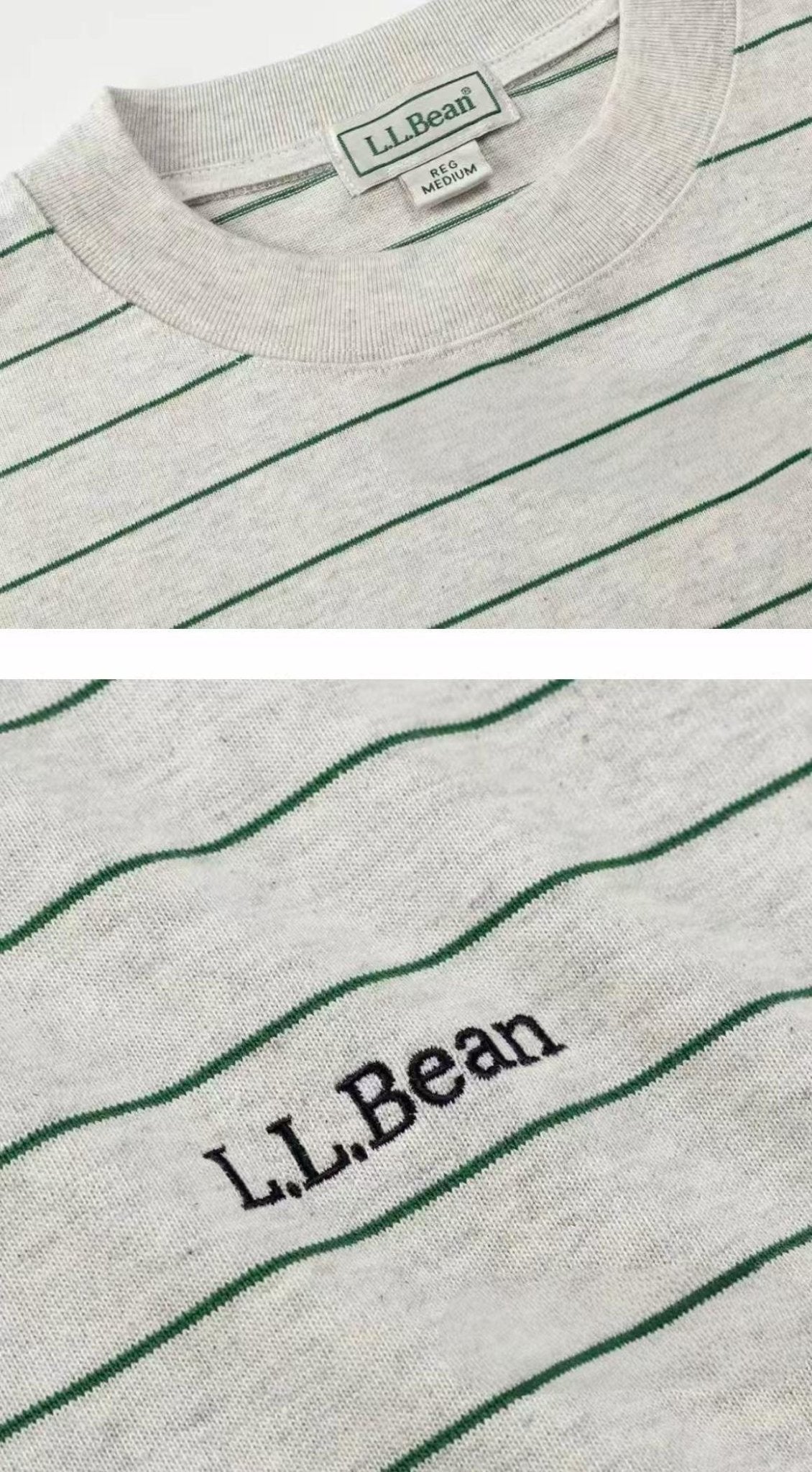 L.L Bean Union Long Sleeve Stripe Tee - HLY &amp; CHOCCICO