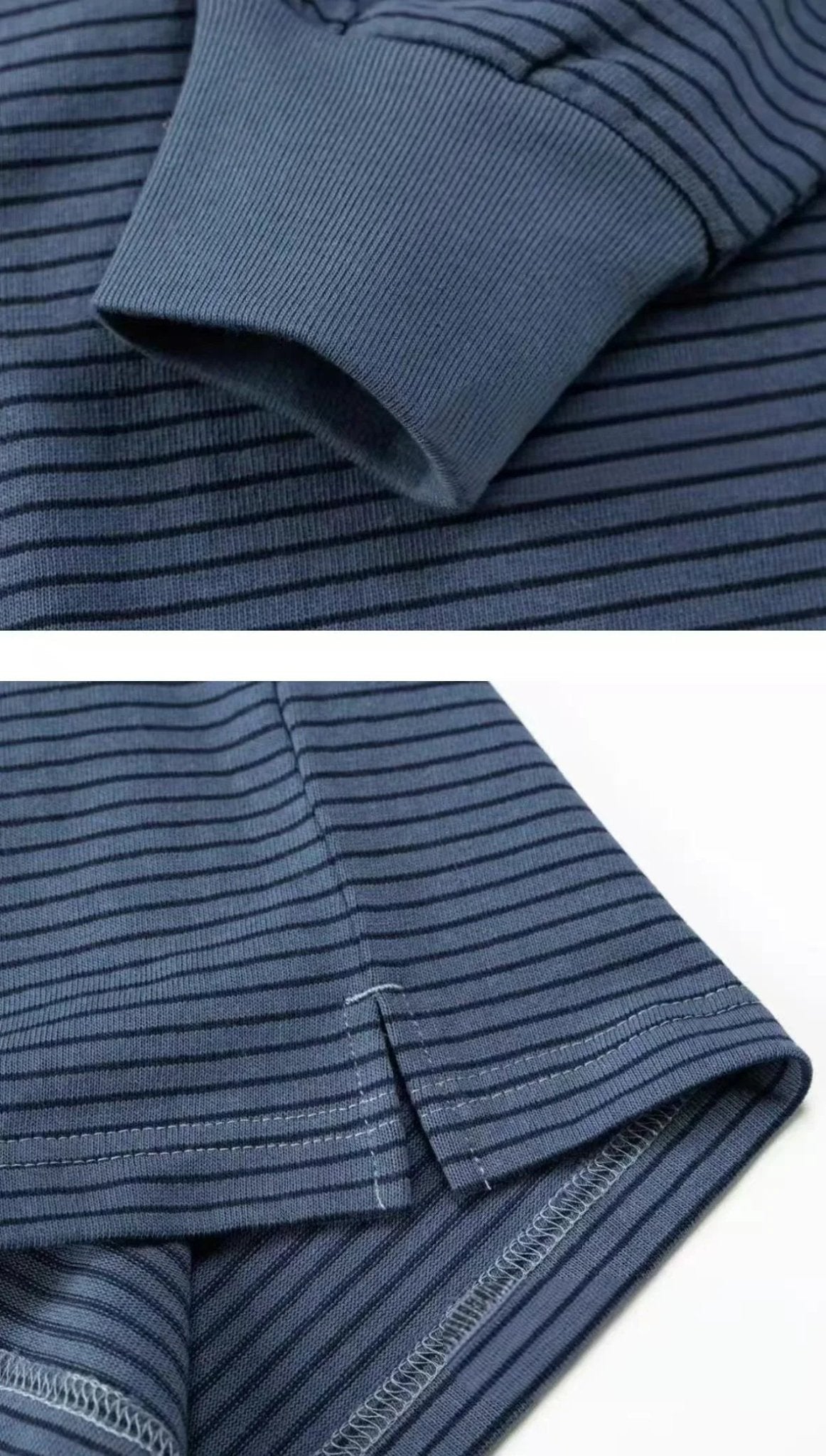 L.L Bean Union Long Sleeve Stripe Tee - HLY &amp; CHOCCICO