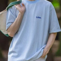L.L.Bean Summer Short Sleeve Tee HLY & CHOCCICO
