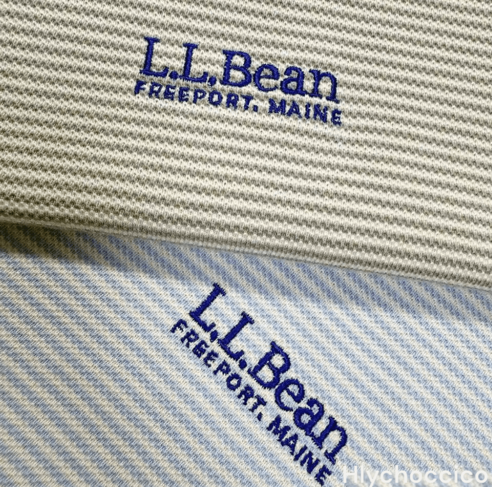 L.L.Bean Summer Short Sleeve Tee HLY & CHOCCICO