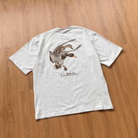 L.L.Bean x BEAMS 限定綠標印花短袖 T-SHIRT HLY & CHOCCICO