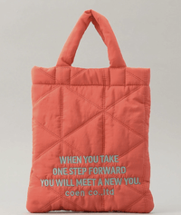 日本直送 Logo Embroidery Geometric Pattern Quilted 2way Shoulder Bag - HLY & CHOCCICO