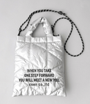 日本直送 Logo Embroidery Geometric Pattern Quilted 2way Shoulder Bag - HLY & CHOCCICO