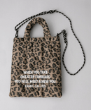 日本直送 Logo Embroidery Geometric Pattern Quilted 2way Shoulder Bag - HLY & CHOCCICO