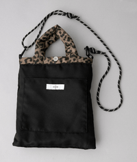 日本直送 Logo Embroidery Geometric Pattern Quilted 2way Shoulder Bag - HLY & CHOCCICO