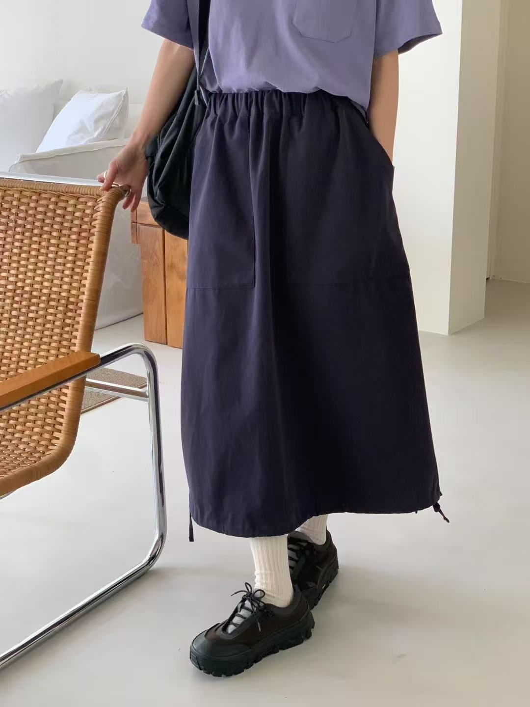 韓國直送Lounge Style Skirt HLY & CHOCCICO