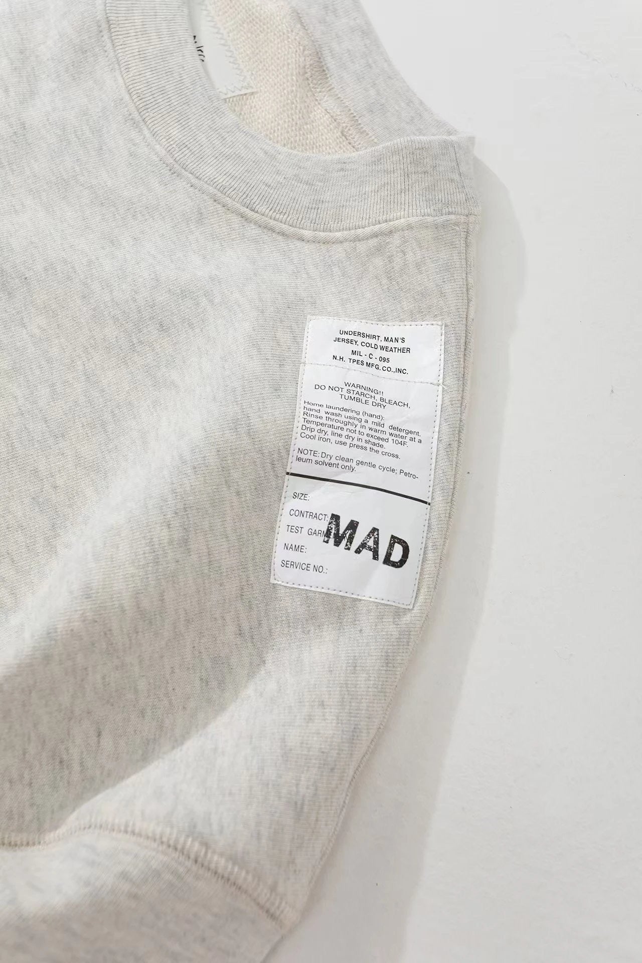 MADNESS X N.HOOLYWOOD SWEATER 10TH CREW NECK SWEATSHIRT HLY & CHOCCICO