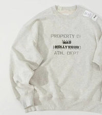 MADNESS X N.HOOLYWOOD SWEATER 10TH CREW NECK SWEATSHIRT HLY & CHOCCICO